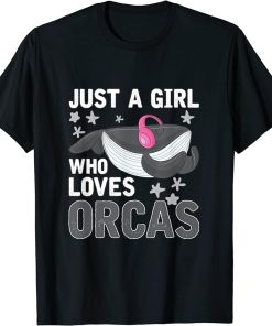 Diving Orca Cute Whale Women Girls Gift Orca T-Shirt