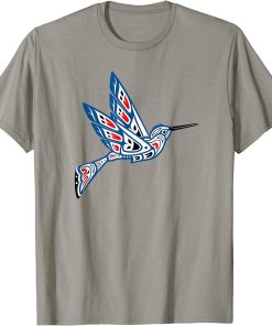 Hummingbird Native American Indian Pacific Northwest Art T-Shirt